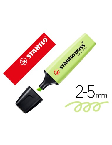 Rotulador stabilo boss fluorescente 70 pastel...