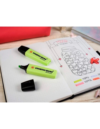 Rotulador stabilo boss fluorescente 70 pastel...