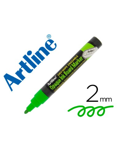 Rotulador artline pizarra epd-4 color verde...