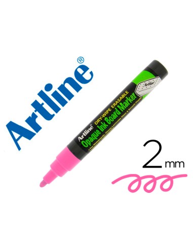 Rotulador artline pizarra epd-4 color rosa...