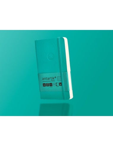 Cuaderno con gomilla antartik notes tapa blanda...
