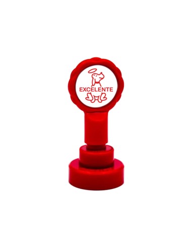 Sello artline emoticono excelente color rojo 22...