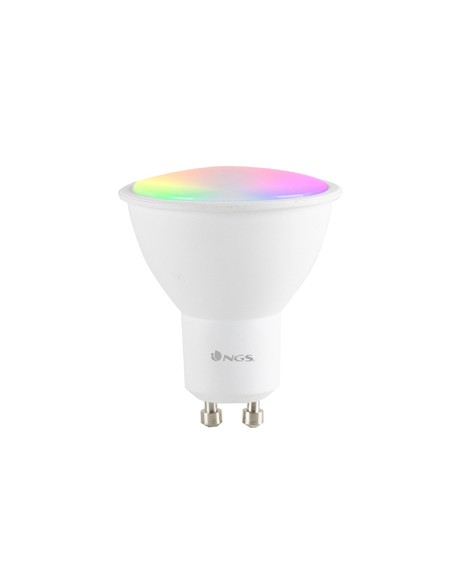 Bombilla ngs bulb wifi led gleam 510c halogena colores 5w 460 lumenes base gu10 regulable en intesidad