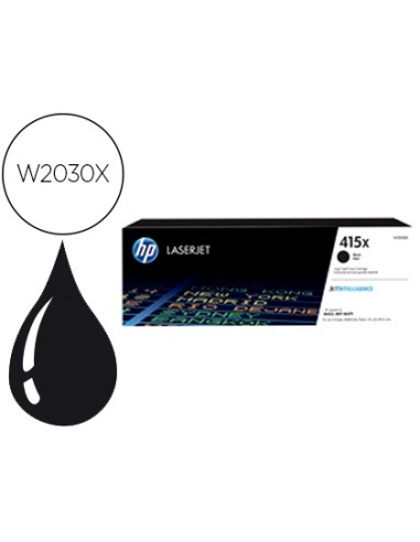 Toner hp 415x laser color m454 / mfp m479 negro...