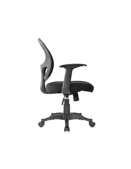 Silla giratoria q-connect respaldo medio regulable en altura 870+120mm alto 550mm ancho 590mm profundidad