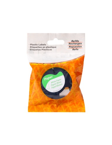 Cinta q-connect papel 12 mm x 4 m negro-blanco...