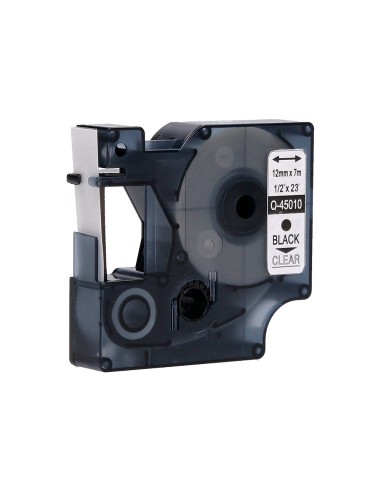 Cinta q-connect negro-transparente 12 mm x 7 m...