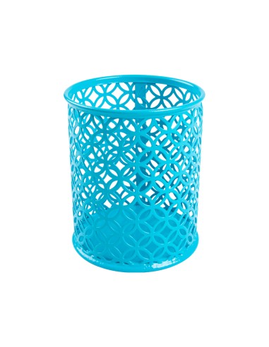 Cubilete portalapices q-connect turquesa metal...