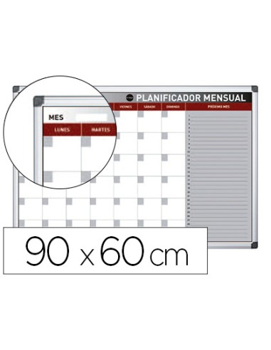 Planning magnetico bi-office mensual lacado...