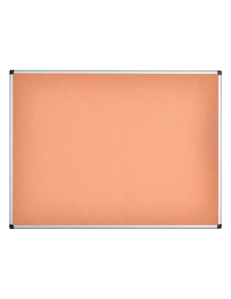 Pizarra corcho q-connect 180x90 cm marco aluminio