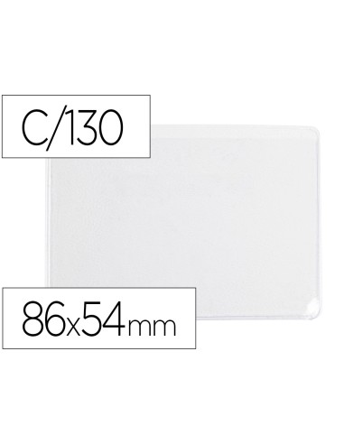 Funda portadocumento q-connect dni 130 micras...