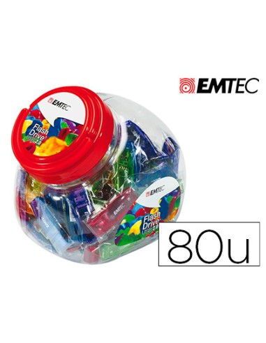 Memoria usb emtec flash 32gb 2.0 bombonera 80...
