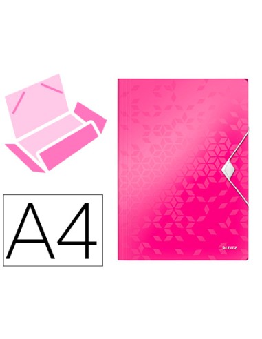 Carpeta leitz wow gomas solapas polipropileno...