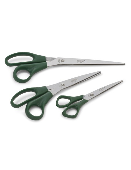 Tijera oficina faibo acero inoxidable 25 cm empuñadura ergonomica