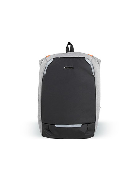Mochila para portatil q-connect 18\" negra / gris poliester impermeable 460x170x310 mm