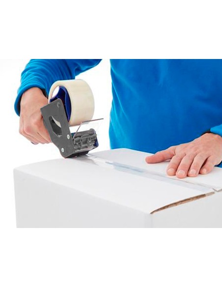 Cinta adhesiva q-connect polipropileno transparente 132 m x 50 mm para embalaje