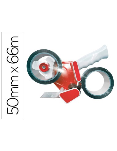 Portarrollo q-connect embalaje para cinta de 66...