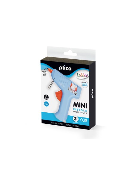 Pistola de silicona caliente mini plico 25 w
