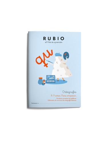 Cuaderno rubio ortografia 8-9 años para empezar