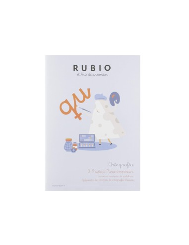 Cuaderno rubio ortografia 8-9 años para empezar