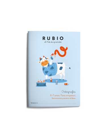 Cuaderno rubio ortografia 6-7 años para empezar