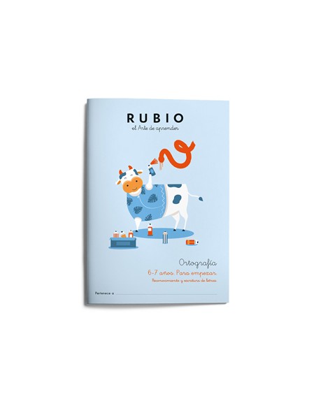 Cuaderno rubio ortografia 6-7 años para empezar