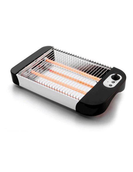 Tostador lacor plano potencia 600w con bandeja recogemigas 36x21x6,5 cm