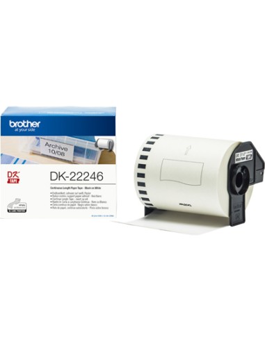 Etiqueta adhesiva brother dk22246 tamaño 103mm...