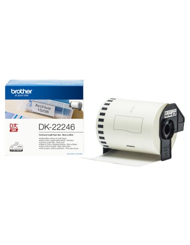 Etiqueta adhesiva brother dk22246 tamaño 103mm...