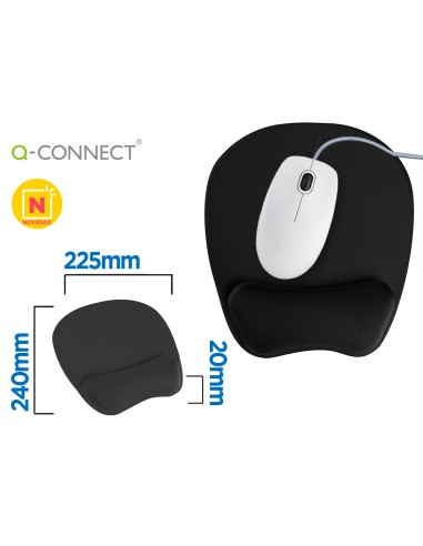 Alfombrilla para raton q-connect con...