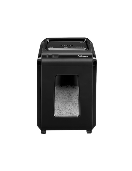 Destructora de documentos fellowes 92cs capacidad 18 hojas seguridad p4 papelera 25 l destruye grapas clips cd