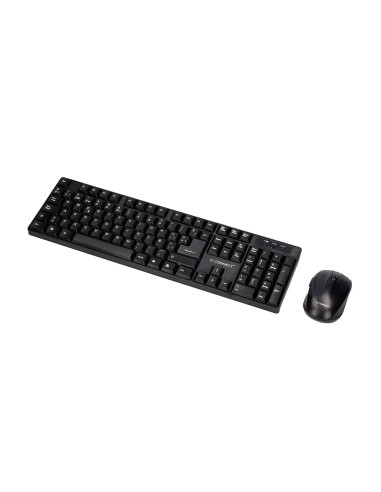 Set teclado + raton inalambrico q-connect 2.4g...