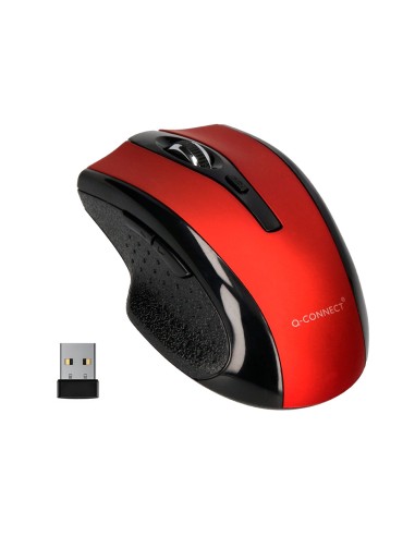 Raton q-connect optico inalambrico 1000 dpi...