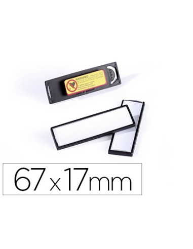 Identificador portanombre clip card durable pvc...