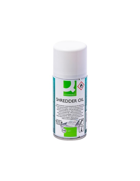 Aceite lubricante q-connect en spray para destructora de documentos bote de 150 ml