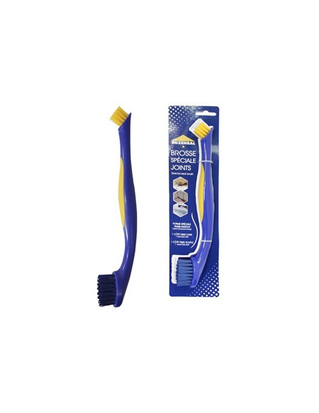 Cepillo kerkom doble fibra dura suave para limpieza juntas y rincones 27,5x4x2,8 cm