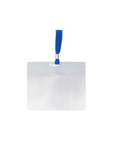 Identificador q-connect con cordon plano azul...