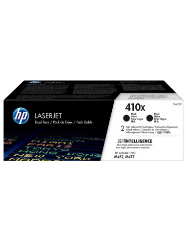 Toner hp laserjet pro 410x m452 m477 negro pack...