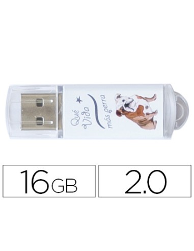 Memoria usb techonetech flash drive 16 gb 2.0...