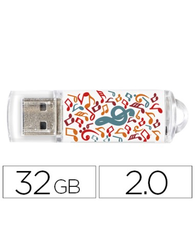 Memoria usb techonetech flash drive 32 gb 2.0...