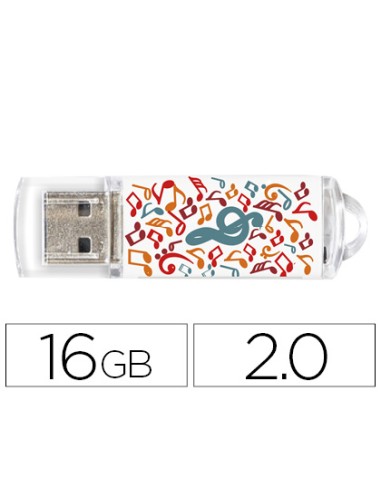 Memoria usb techonetech flash drive 16 gb 2.0...