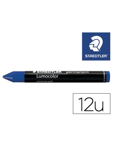 Cera staedtler para marcar azul lumocolor...