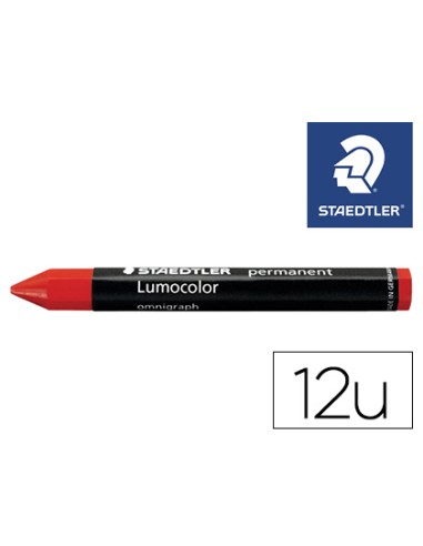 Cera staedtler para marcar rojo lumocolor...