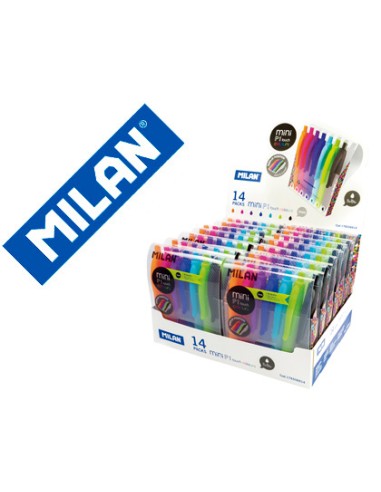 Boligrafo milan p1 retractil 1 mm touch mini...