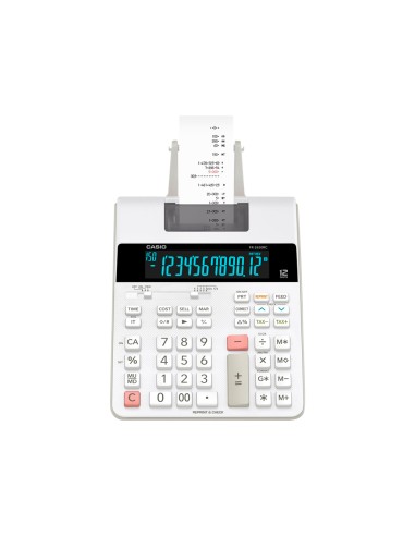Calculadora casio impresora pantalla lc papel...