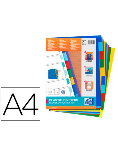 Separador elba plastico 120 mc din a4 11...