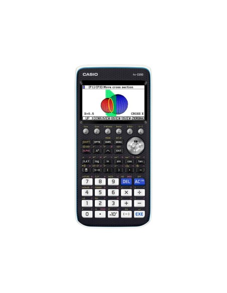 Calculadora casio fx-cg50 cientifica grafica 8 lineas 21 caracteres pantalla color 3d memoria 16 mb conexion usb