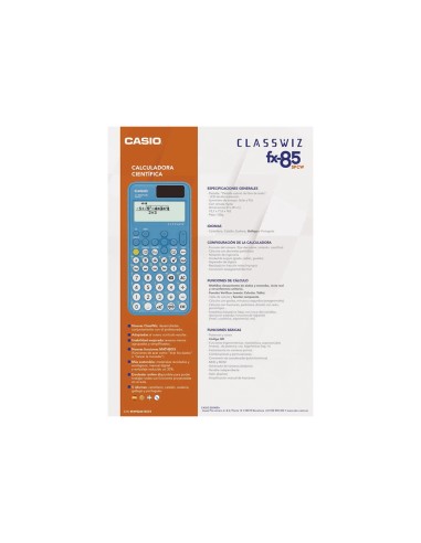 Calculadora casio fx-85sp cw iberia solar...