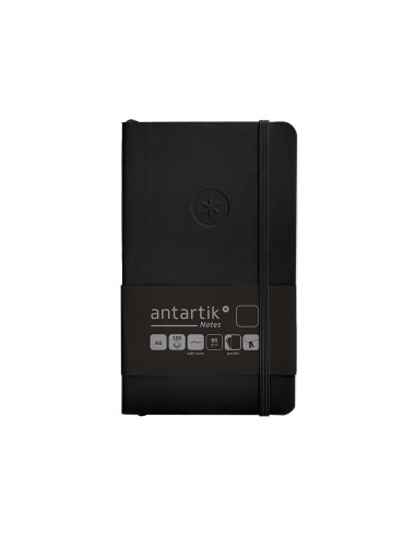 Cuaderno con gomilla antartik notes tapa blanda...
