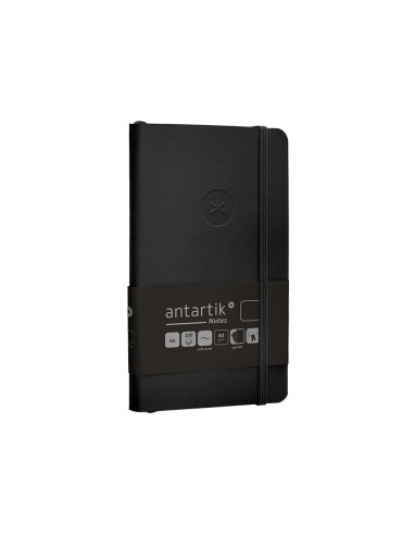 Cuaderno con gomilla antartik notes tapa blanda...